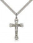 Crucifix Pendant, Sterling Silver