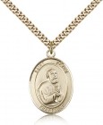 St. Peter the Apostle Medal, Gold Filled, Large