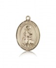 St. Rachel Medal, 14 Karat Gold, Large
