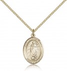 Our Lady of Tears Medal, Gold Filled, Medium