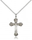 Crucifix Pendant, Sterling Silver