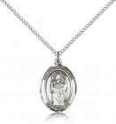 St. Stanislaus Medal, Sterling Silver, Medium