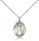 St. Thomas A Becket Medal, Sterling Silver, Medium
