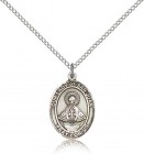 Our Lady of San Juan Medal, Sterling Silver, Medium