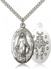 Miraculous Medal, Sterling Silver