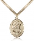 St. Raymond Nonnatus Medal, Gold Filled, Large