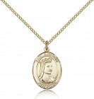 St. Elizabeth of Hungary Medal, Gold Filled, Medium