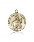 St. Martin De Porres Medal, 14 Karat Gold
