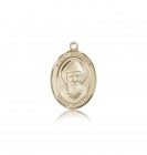 St. Sharbel Medal, 14 Karat Gold, Medium