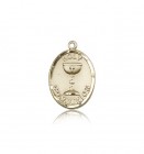 Holy Communion Medal, 14 Karat Gold