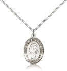 St. John Baptist De La Salle Medal, Sterling Silver, Medium