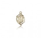 Miraculous Medal, 14 Karat Gold