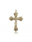 Crucifix Pendant, 14 Karat Gold