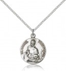 St. Gabriel of the Blessid Virgin Medal, Sterling Silver