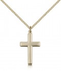 Cross Pendant, Gold Filled
