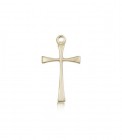 Maltese Cross Pendant, 14 Karat Gold