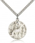 St. Barbara Medal, Sterling Silver