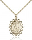 St. Jude Medal, Gold Filled