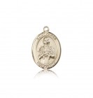 St. Kateri Medal, 14 Karat Gold, Medium