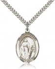 St. Susanna Medal, Sterling Silver, Large