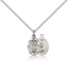 Our Lady of Guadalupe Medal, Sterling Silver