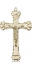 Crucifix Pendant, 14 Karat Gold
