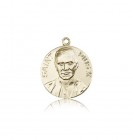 Pope Pius X Medal, 14 Karat Gold