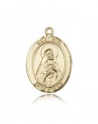 St. Rita of Cascia Medal, 14 Karat Gold, Large