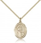 Blessed Caroline Gerhardinger Medal, Gold Filled, Small