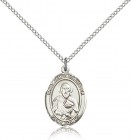 St. James the Lesser Medal, Sterling Silver, Medium