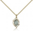 Miraculous Medal, Gold Filled