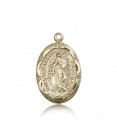 Our Lady of Guadalupe Medal, 14 Karat Gold