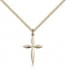 Cross Pendant, Gold Filled