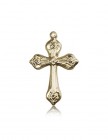 Cross Pendant, 14 Karat Gold