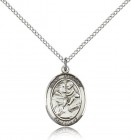 St. Anthony of Padua Medal, Sterling Silver, Medium