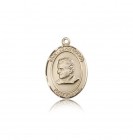 St. John Bosco Medal, 14 Karat Gold, Medium