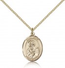 St. Paul the Apostle Medal, Gold Filled, Medium