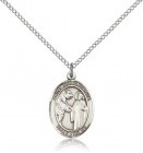 St. Columbanus Medal, Sterling Silver, Medium
