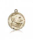 St. Pope John Xxii Medal, 14 Karat Gold