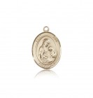St. Ann Medal, 14 Karat Gold, Medium