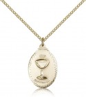 Communion Medal, Gold Filled
