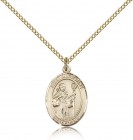 St. Augustine Medal, Gold Filled, Medium