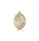 St. Maria Faustina Medal, 14 Karat Gold, Medium
