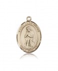 St. Juan Diego Medal, 14 Karat Gold, Large