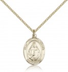 St. Theodore Guerin Medal, Gold Filled, Medium