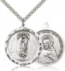 Our Lady of Guadalupe Medal, Sterling Silver