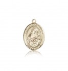 Our Lady of Grapes Medal, 14 Karat Gold, Medium
