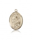St. Jerome Medal, 14 Karat Gold, Large