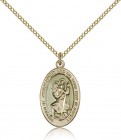 St. Christopher Medal, Gold Filled