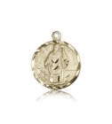 St. Patrick Medal, 14 Karat Gold